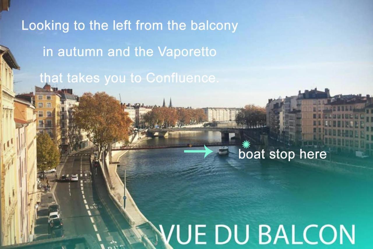 Appartement Haussmannien D'Artiste, Exception, Quai De Saone Balcon+Parking Lyon Eksteriør bilde