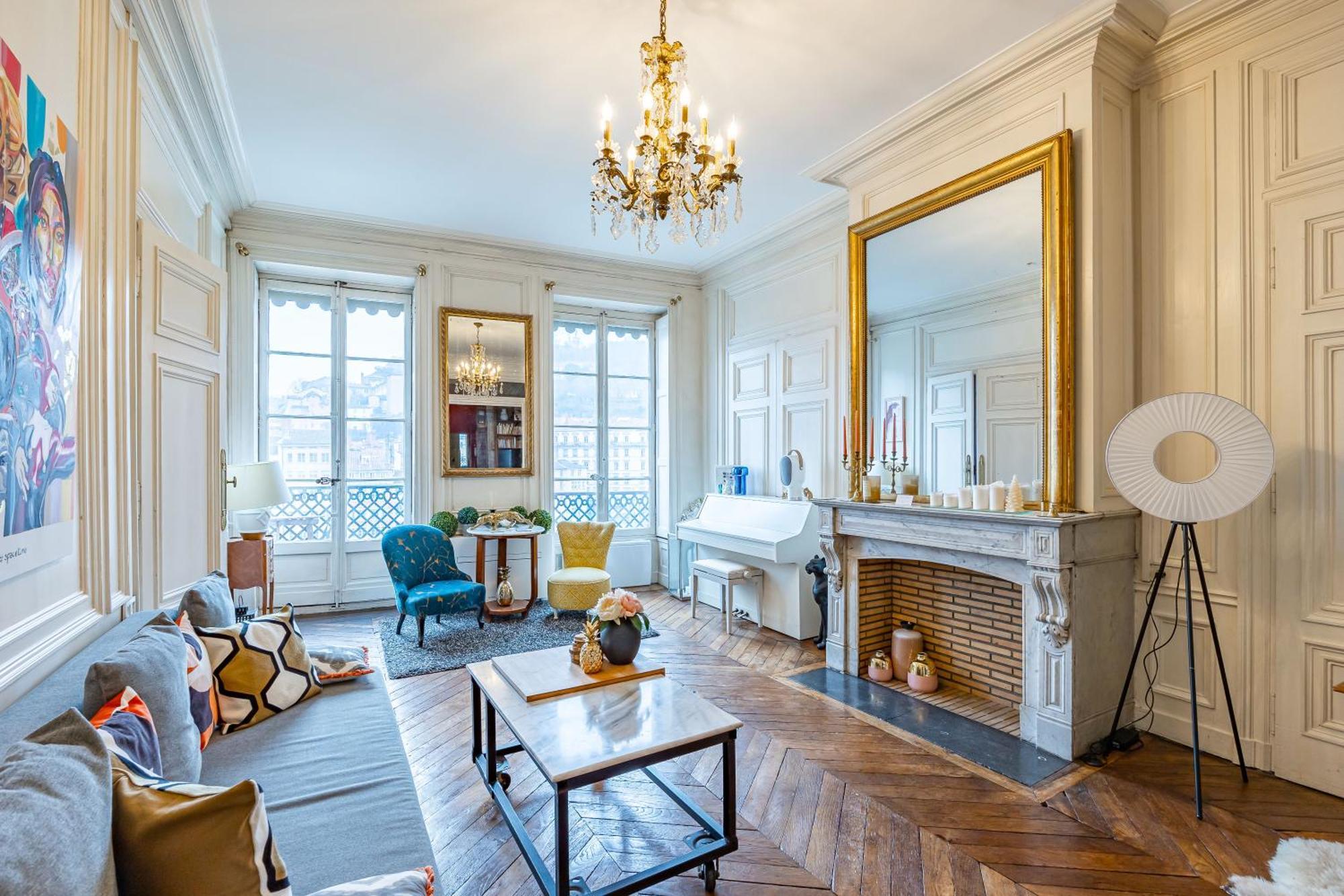 Appartement Haussmannien D'Artiste, Exception, Quai De Saone Balcon+Parking Lyon Eksteriør bilde