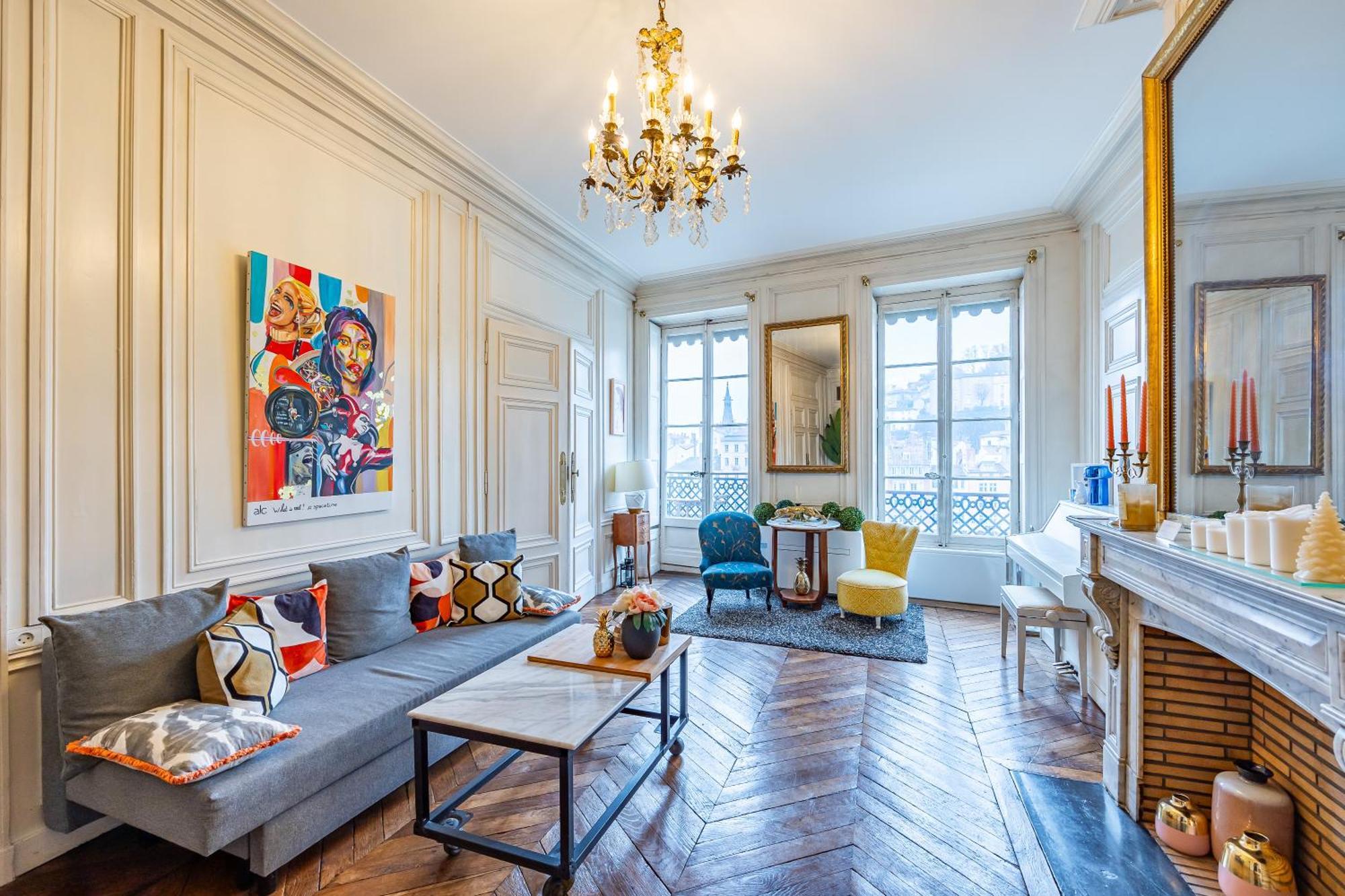 Appartement Haussmannien D'Artiste, Exception, Quai De Saone Balcon+Parking Lyon Eksteriør bilde